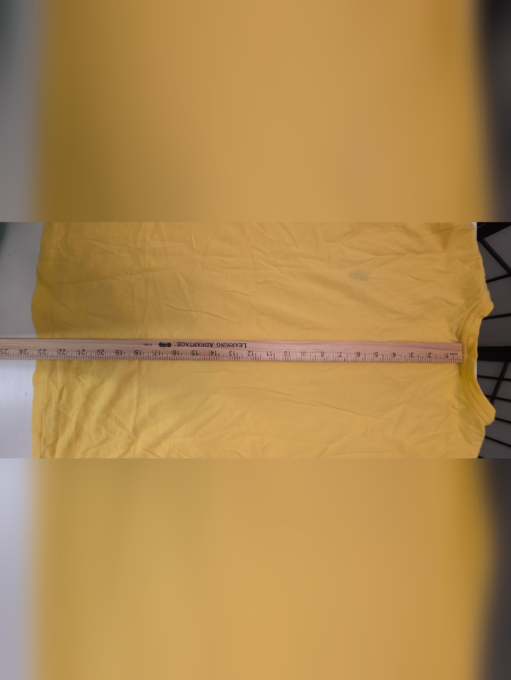 Polo by Ralph Lauren Women's Yellow V-Neck Polo Tee with Blue Pony ~ Size Large - Picture 8 of 8